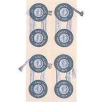 キングジム とめまるタック 4個入 711 5パック（直送品）