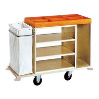 金沢車輌 大型メイドワゴン 1400×600×1040mm SH-14F 1個 62-1620-61（直送品）