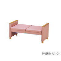 ミズノ ロビーチェア 両肘付き 2人用 背無し グリーン MWC-525-GR 1個 62-9959-16（直送品）