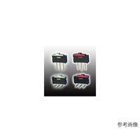 ニデックコンポーネンツ ジャンパスイッチ 1回路 2接点 PC端子(ライトアングル) 赤 CL-SA-12C4-22 1個（直送品）
