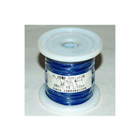 アズワン SHW耐熱電線 青 0.08mm×7 100m巻 63-3078-77 1巻（直送品）