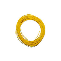 アズワン SHW 耐熱電線 0.08mm×7 黄 10m(±2%)巻 SHW70.08YL10 1パック 63-3172-92（直送品）