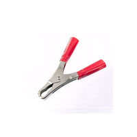 テイシン電機 ヒッポークリップ 赤 鉄 定格50A はんだ付け C-681-R 1個 63-3169-35（直送品）