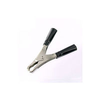 テイシン電機 ヒッポークリップ 黒 鉄 定格50A はんだ付け C-681-B 1個 63-3169-36（直送品）