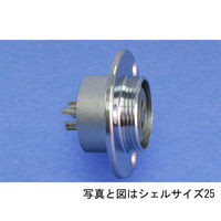 七星科学研究所 メタルコンセント NCS308RF 1個 63-3165-99（直送品）