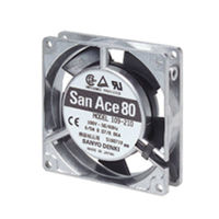 山洋電気 ACファン San Ace 80 AC100V（80mm×20mm厚） 109-210 1個 63-3115-67（直送品）