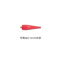 テイシン電機 バッテリークリップ 黒 鉄 定格10A M3ネジ止め C-511S-B 1個 63-3122-46（直送品）