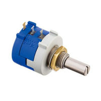 緑測器 回転角度センサ 10回転/10kΩ/2W HP-18-10Kオーム 1個 63-3124-48（直送品）