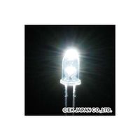 イーケイジャパン 超高輝度LED(白色・3mm・5個入) LK-3WH 1袋(5個) 63-3191-19（直送品）
