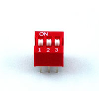 Linkman DIPスイッチ 3極 DS-03-V 1個 63-3106-43（直送品）