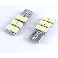 LINKMAN T10無極性バルブ(白・キャンセラー内蔵) 12V/150mA 白 HC-T10-6-5050SMD-C-1 1個（直送品）