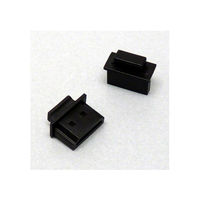 コネクター保護キャップ HDMIタイプ機器本体側コネクター用（つまみ有） 黒 HDMICAPK-B1-6 63-3045-15（直送品）