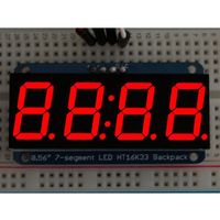 Adafruit Industries 7セグメント4桁ディスプレイ 878 1個 63-3077-18（直送品）
