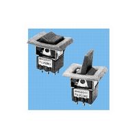 レバー・ロッカースイッチ 2極 ONーON はんだ端子+付属操作部(レバー/赤/140000050559) 8HD2011-Z 1個（直送品）