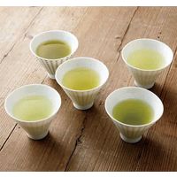 深山 茶白 煎茶碗五色組 67-127-101 1セット（直送品）