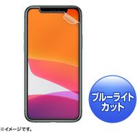 サンワサプライ iPhone 11 Pro用ブルーライトカット液晶保護指紋防止光沢フィルム PDA-FIP82BC 1枚（直送品）