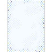 ササガワ OA対応和柄用紙 和ごころ A4判 青色市松 4-1041 1セット：50枚（10枚袋入×5冊）（取寄品）