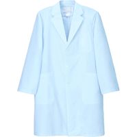 ナガイレーベン 男子シングル診察衣 ブルー M SE-3550（取寄品）