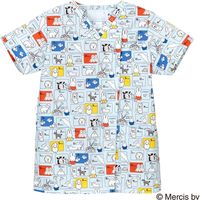 ナガイレーベン 男女兼用スクラブ ブルー L MFS-5852 1枚　スクラブ