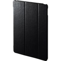 サンワサプライ iPad 10.2インチ ソフトレザーケース ブラック PDA-IPAD1607BK（直送品）