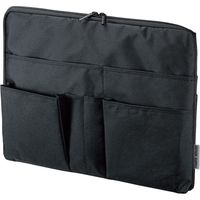 サンワサプライ バッグインバッグ 整理収納 横型 バッグ、ブリーフケース用 IN-GHBB2BK（直送品）