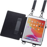 サンワサプライ iPad 10.2インチ ショルダーベルト付きケース PDA-IPAD1611BK（直送品）