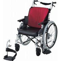 日進医療器　座王 座幅42 ワインレッド NA-501FO　【車いす】介援隊カタログ（直送品）