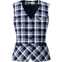 ボンマックス BONOFFICE ベスト ネイビーXブルー 19号 BCV1704-38-19（直送品）