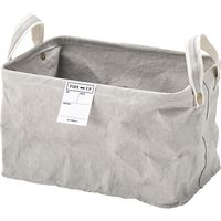 東谷 バスケット 幅380×奥行260×高さ230mm グレー FKK-212GY 1個（直送品）