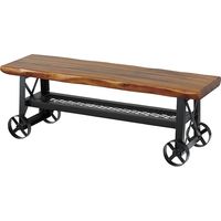 東谷 ルオータ ベンチ 幅1180mm ブラウン JW-637 1脚（直送品）