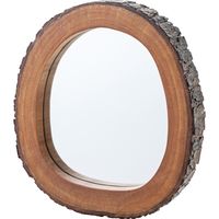 東谷 ウッドミラー S 300×300mm ブラウン MR-731 1個（直送品）