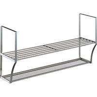 田窪工業所 水切棚 水切りネット付パイプ棚 ネジ止めタイプ 幅900×奥行250×高さ450mm DN2-90 1台（直送品）