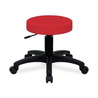 高田ベッド製作所 ホスピタルチェアー 座面直径36×座高42~50cm イエロー TB-439-01 1個 61-3717-31（直送品）