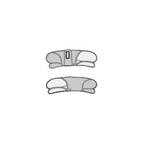 オムロンヘルスケア（OMRON） カバー HM-253-BW HM-253-COVBW 1個 62-2820-02（直送品）