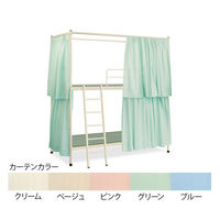 高田ベッド A-2畳ベッド（カーテン付き） 幅99×長さ206×高さ223cm TB-1310