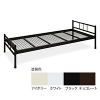 高田ベッド製作所 MSベッド 幅91(全幅99)×長さ191(全長207)×35(全高63)cm チョコレート TB-1032 1台(1個)（直送品）