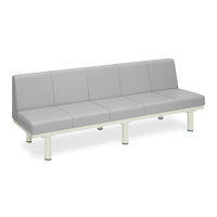 高田ベッド製作所 ソファロン・背付き 座幅45(全幅63)×長さ210×座高39(全高73)cm グレー TB-243 1台（直送品）