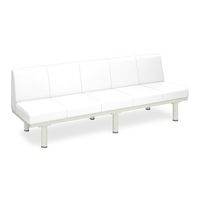 高田ベッド製作所 ソファロン・背付き 座幅40(全幅58)×長さ220×座高44(全高78)cm 白 TB-243 1台（直送品）