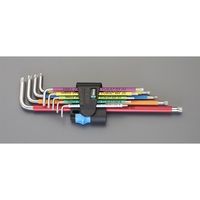 エスコ T8ーT40/9本組 [Torx]キーレンチ(ホールド・ステンレス製) EA573WS-400 1セット（直送品）