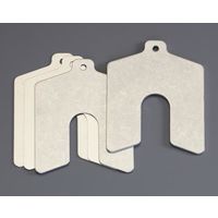 エスコ 125x125mm スロッテッドシムセット(100枚入) EA440EK-94 1セット(100枚)（直送品）