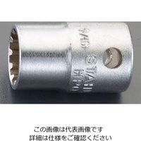 エスコ 3/8”DRx7/16” スプラインソケット EA617YP-222 1個（直送品）