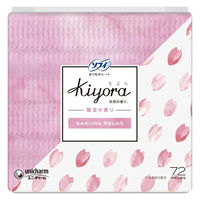 【数量限定】パンティライナー 香り付き 羽なし14cm ソフィKiyora（キヨラ） さくらの香り 1個（72枚） ユニ・チャーム