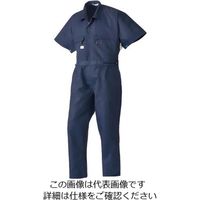 エスコ [L] 空調継ぎ作業服(本体のみ/半袖ネイビー) EA996AM-2 1個（直送品）