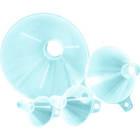 ユラボジャパン レオナ 1259ー01 ロート(粉末用)PP 口径50 4512-1001 1個 153-3552（直送品）