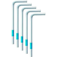 ワイズ WISE 六角棒レンチ 【単品】5本組NC(標準サイズ)6.0mm HMTS-60-5P 1セット(5本) 149-7585（直送品）