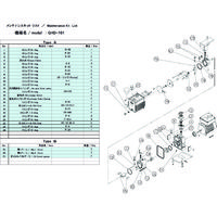 アルバック機工 ULVAC GHD-101用メンテナンスキットA GHD-101 MAINTENANCEKIT A 1式 148-7175（直送品）