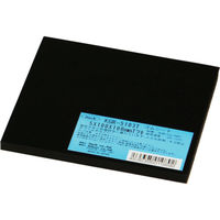 アイテック 光 天然ゴム板(粘着付)黒 5×100×100mm KGR-5103T 1枚 820-1478（直送品）