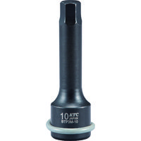 京都機械工具 KTC 9.5sq. インパクトレンチ用ヘキサゴンレンチ 対辺寸法7mm 全長70mm BTP3M-07P 1個（直送品）
