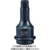 京都機械工具 KTC 12.7sq. インパクトレンチ用ヘキサゴンレンチ 対辺寸法19mm 全長60mm BTP4-19AP 1個 160-9561（直送品）