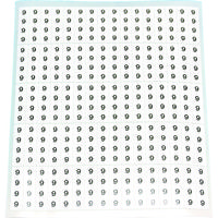 トラスコ中山 TRUSCO 【売切廃番】ケーブル用ラベル 「9」 10枚入(1シート80個) CAL-9 1組(10枚) 149-5961（直送品）